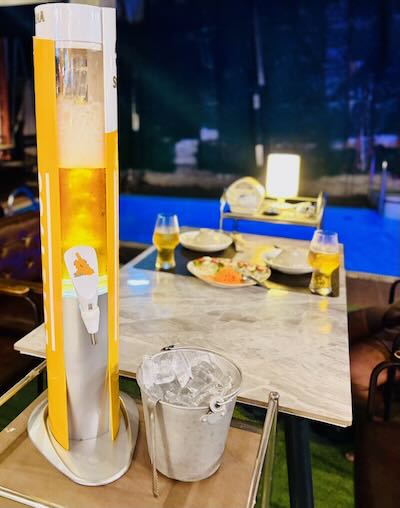 Poolside beer Korat Loft At Sima